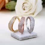 Bortwide Stacking Sterling Silver Women's Band Set