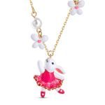 Bortwide "Enchanted Rabbit" Enamel Sterling Silver Jewelry Set