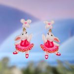 Bortwide "Enchanted Rabbit" Enamel Sterling Silver Jewelry Set