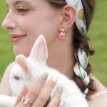 Bortwide "Enchanted Rabbit" Enamel Sterling Silver Jewelry Set