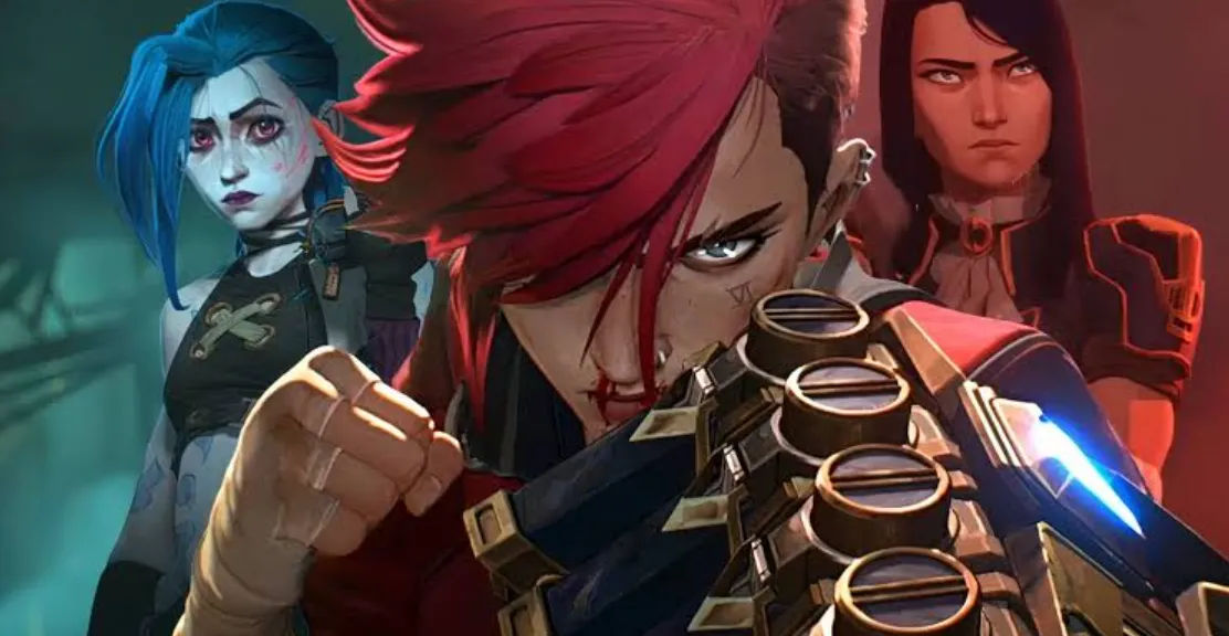Karakter utama Arcane Jinx dan Vi di tengah konflik Piltover