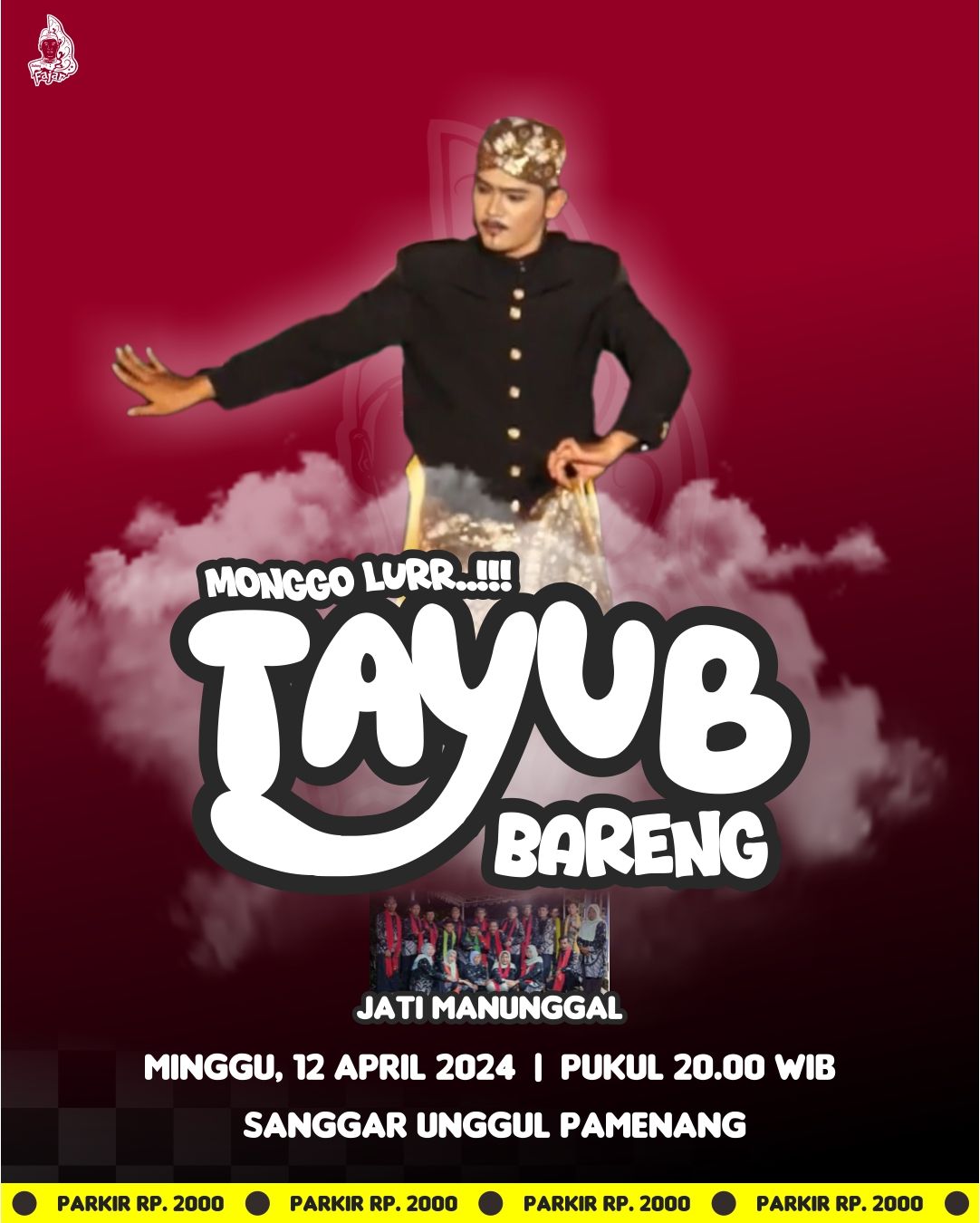 Vibrant music festival poster design featuring bold typography with electric blue and neon pink gradient colors, abstract geometric shapes, and dynamic flowing lines creating energetic atmosphere