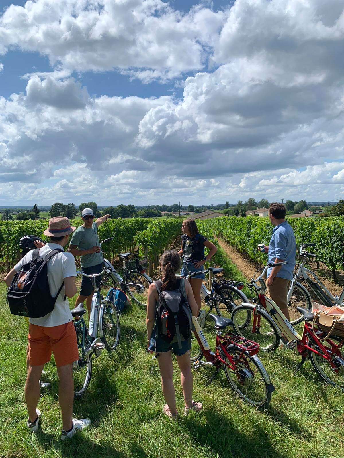 Ebike tour with Bordeaux Wine Trails in the middle of the vines