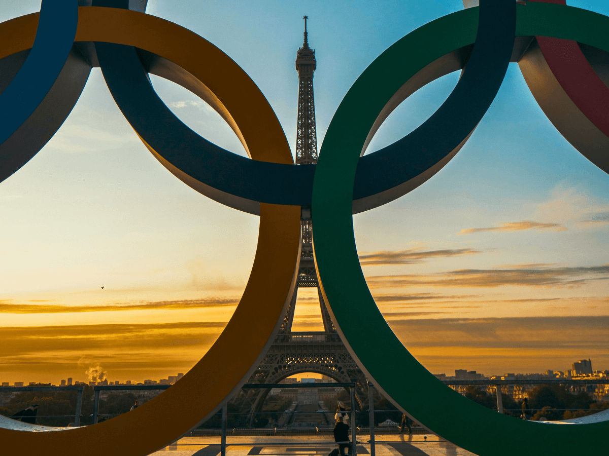 Eiffel Tower during the Olympics 2024