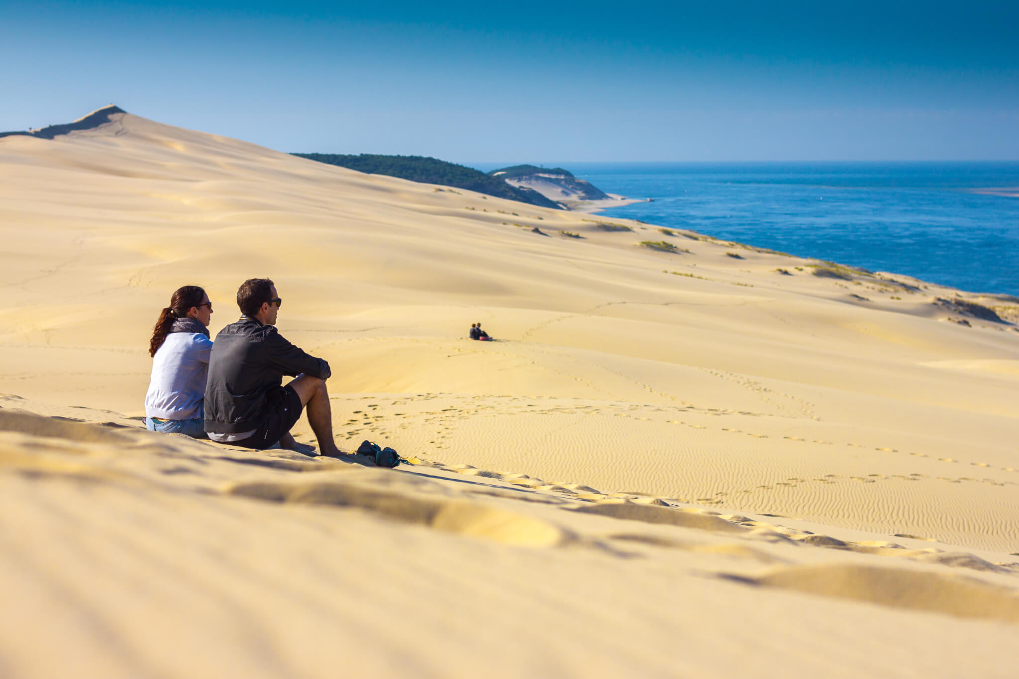 Couple sur dune du pilat