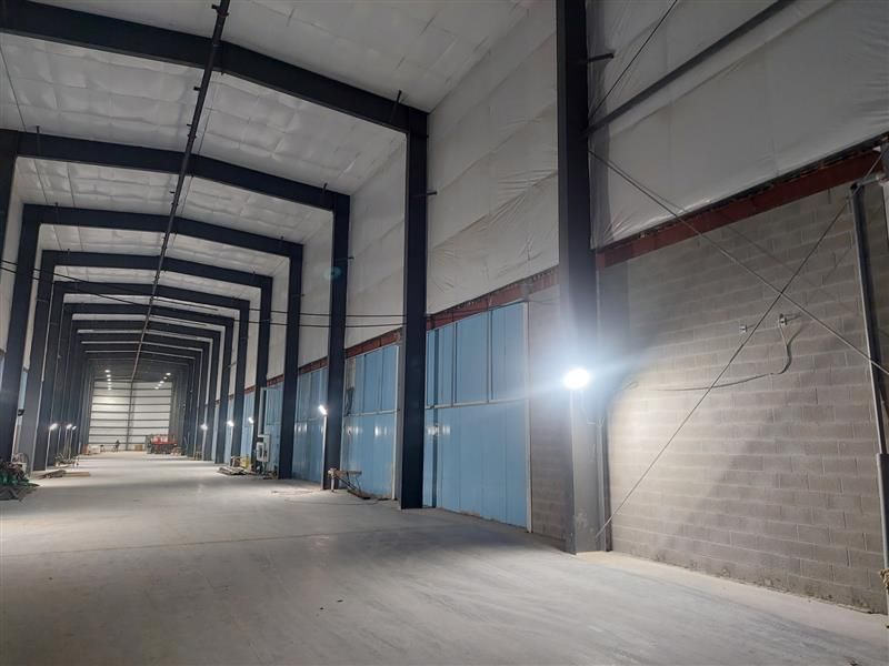 Interior of the new TWI Foods processing building