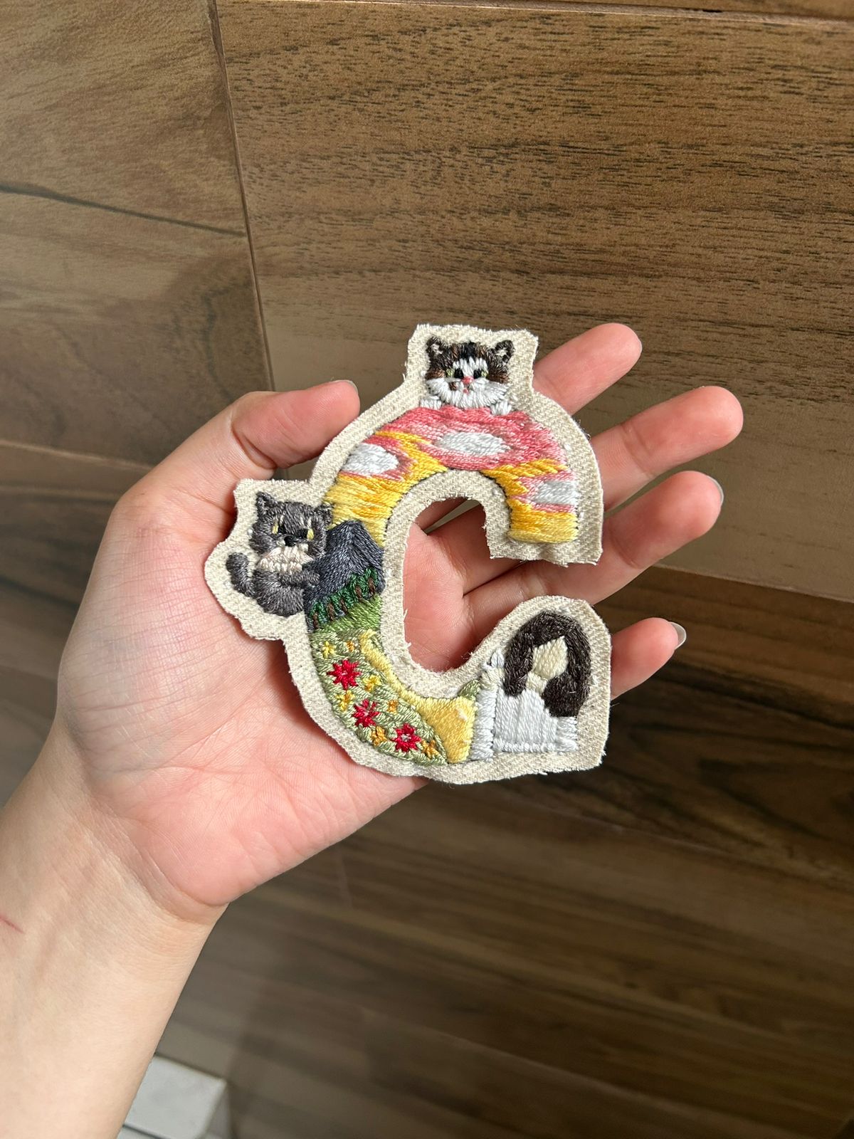 Embroidered catalog piece