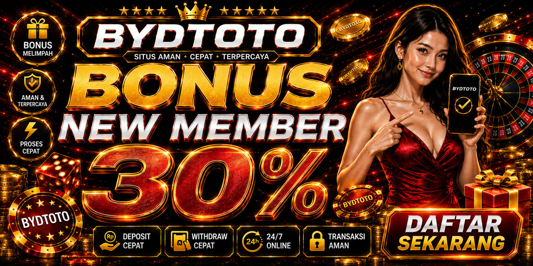 BONUS NEW MEMBER 30%
