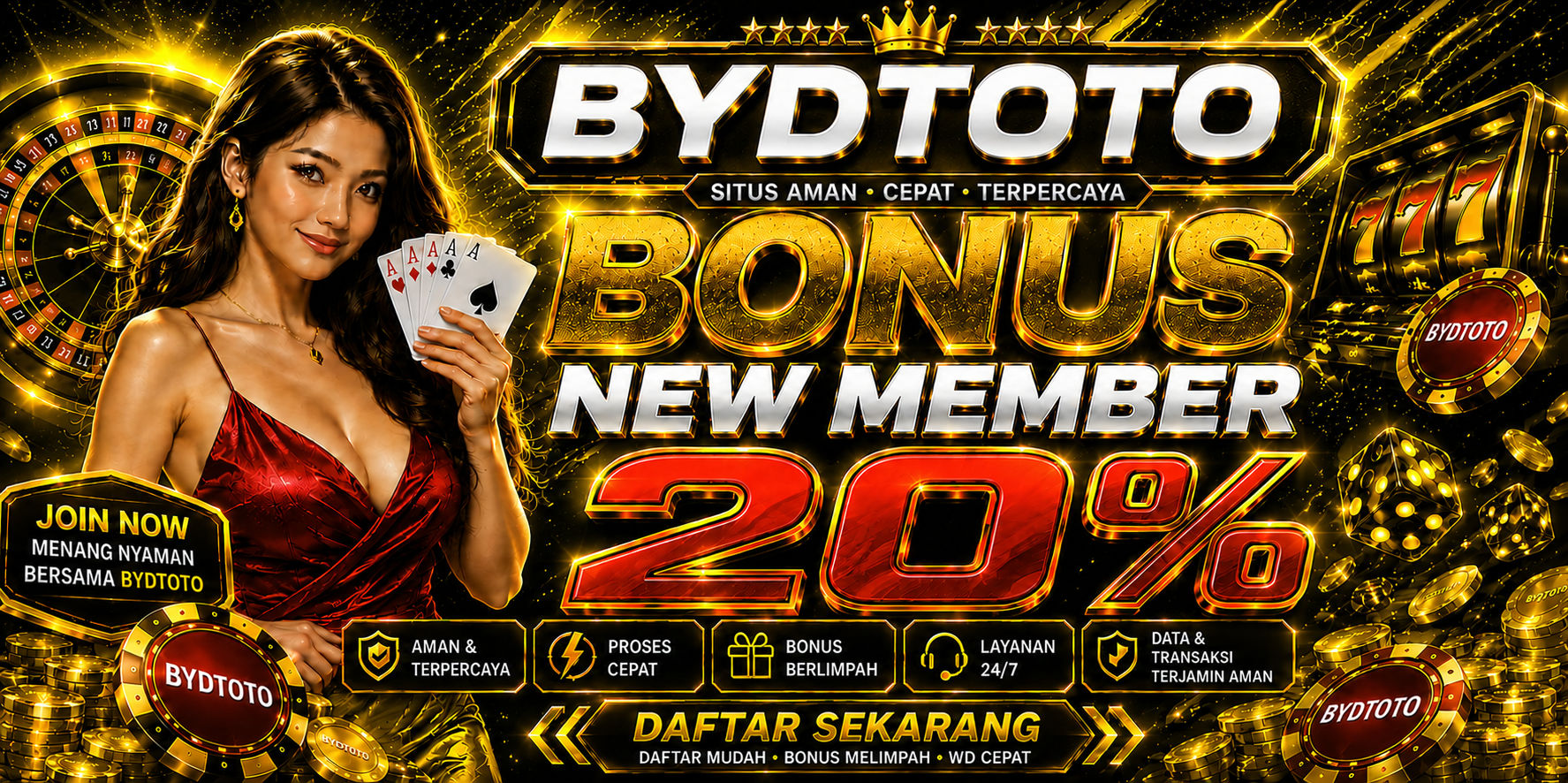BONUS NEW MEMBER 20%