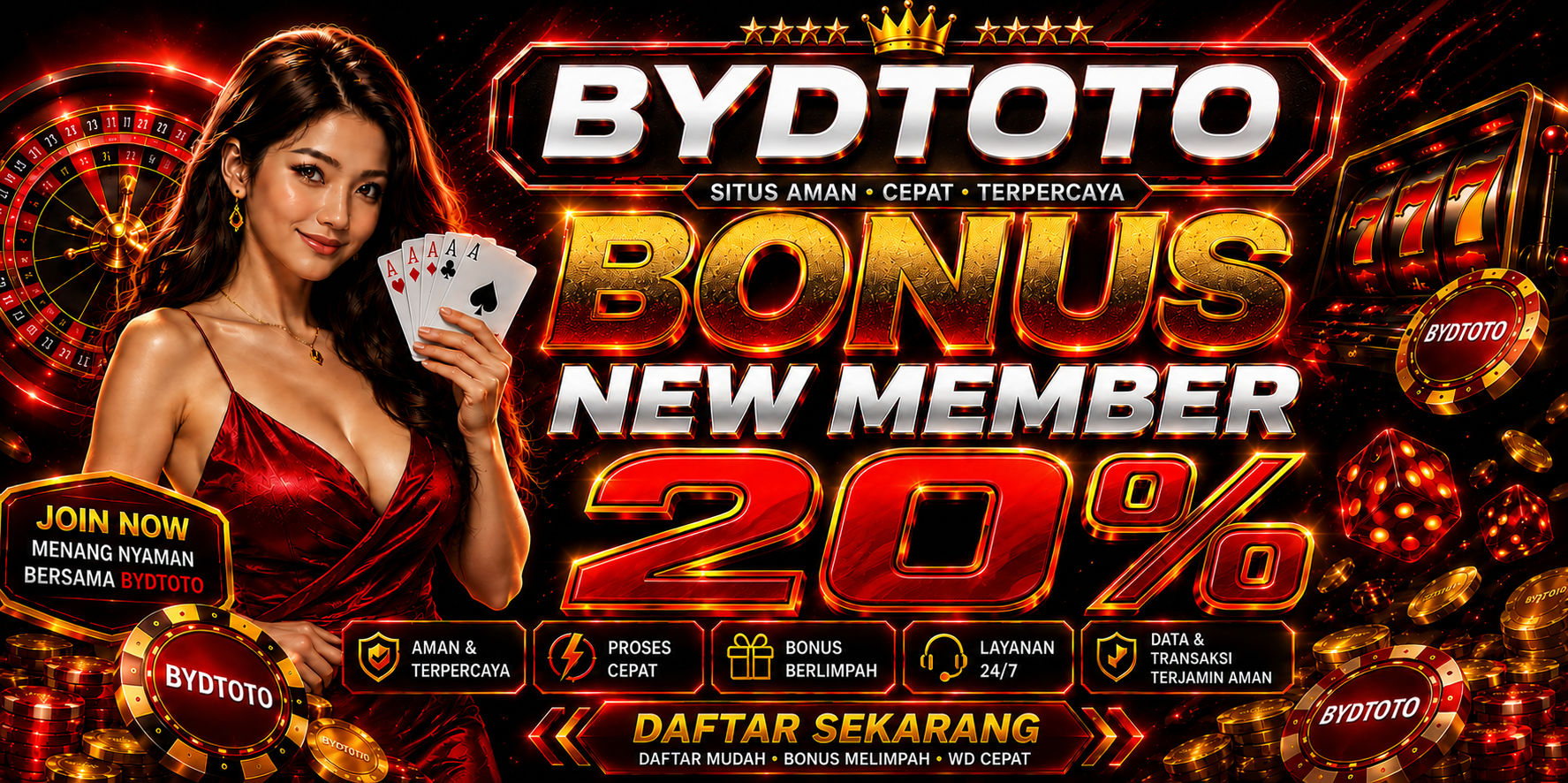 BONUS NEW MEMBER 20%
