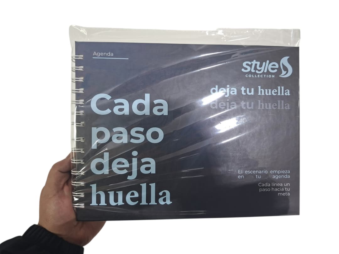 Agenda 20x26cm-Anillo metálico (100 hojas), personalizado
