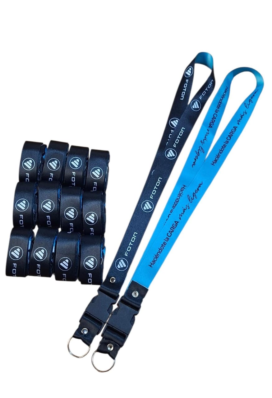 Cinta lanyard sublimada con aro clásico