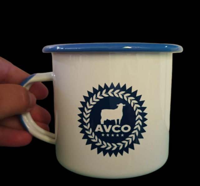 Taza de peltre personalizada 9 onzas 