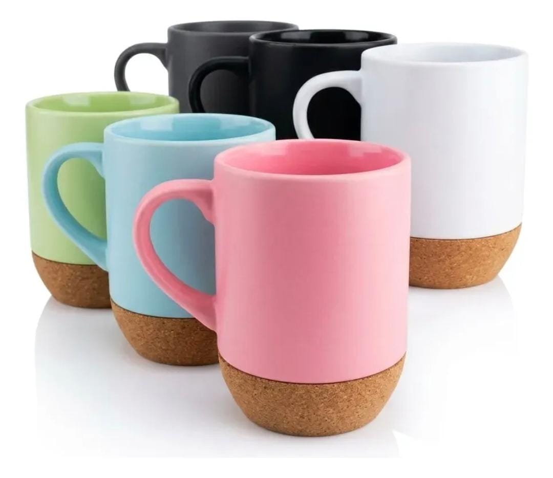 Taza base de corcho 6 onzas-Sin tapa