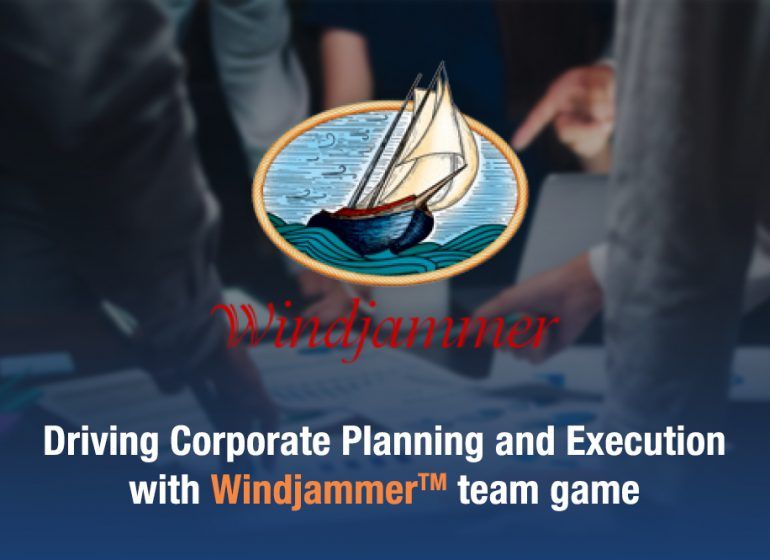 Driving Corporate Planning and Execution with Windjammer team game