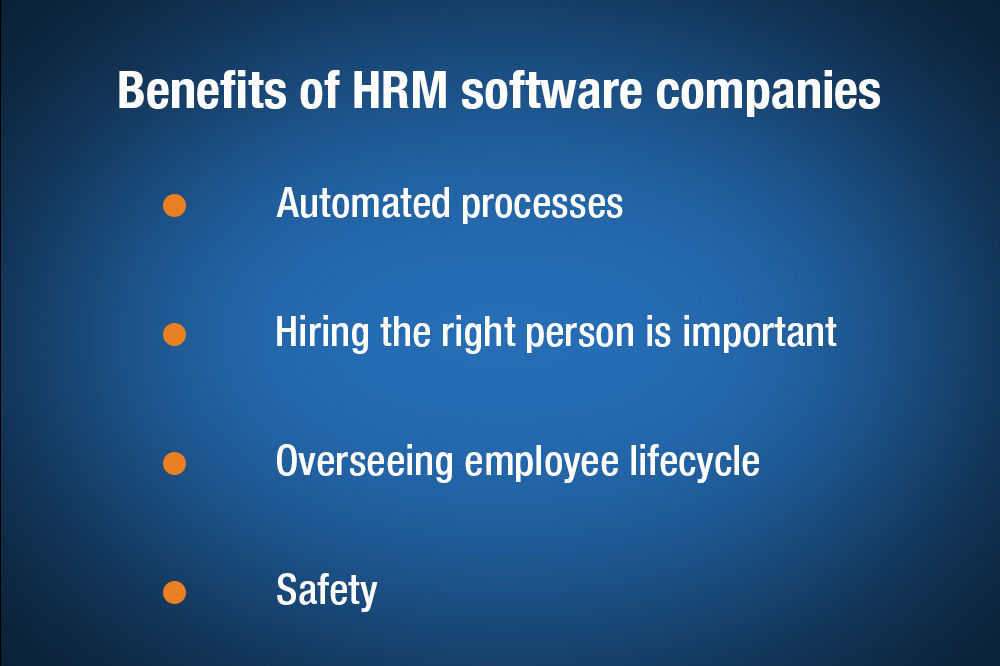 Benefits of HRM software companies