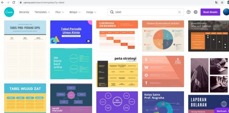Cara Membuat Tabel di Canva Bypemula com Cara Membuat Tabel di Canva Bypemula com