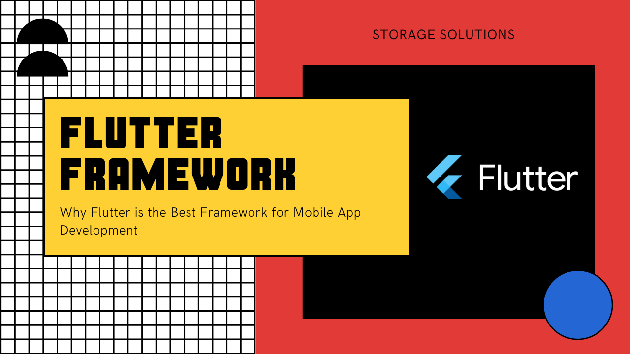 Image showcasing the benefits of using the Flutter Framework for mobile app development.