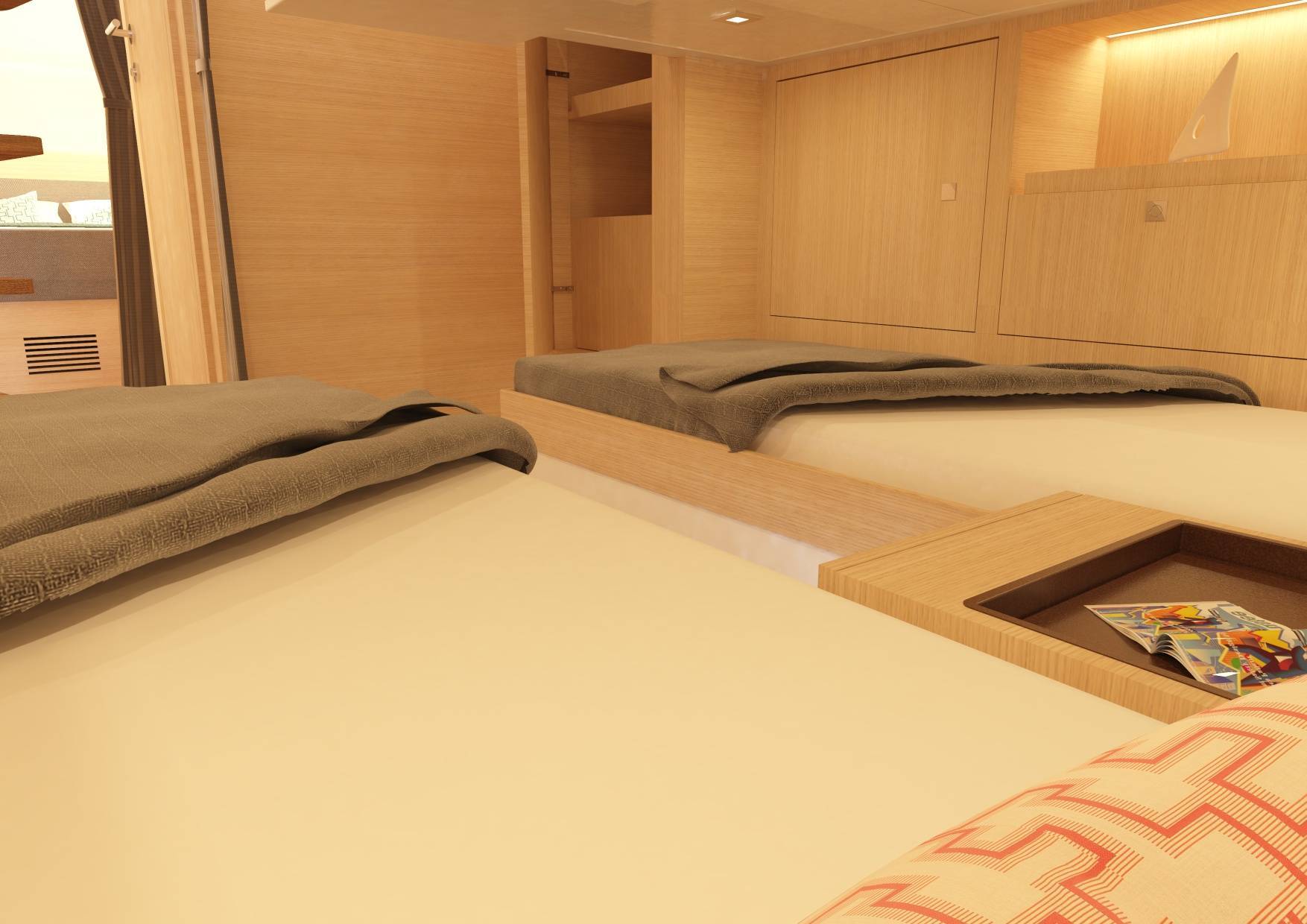 The D38 CC also features a further two beds