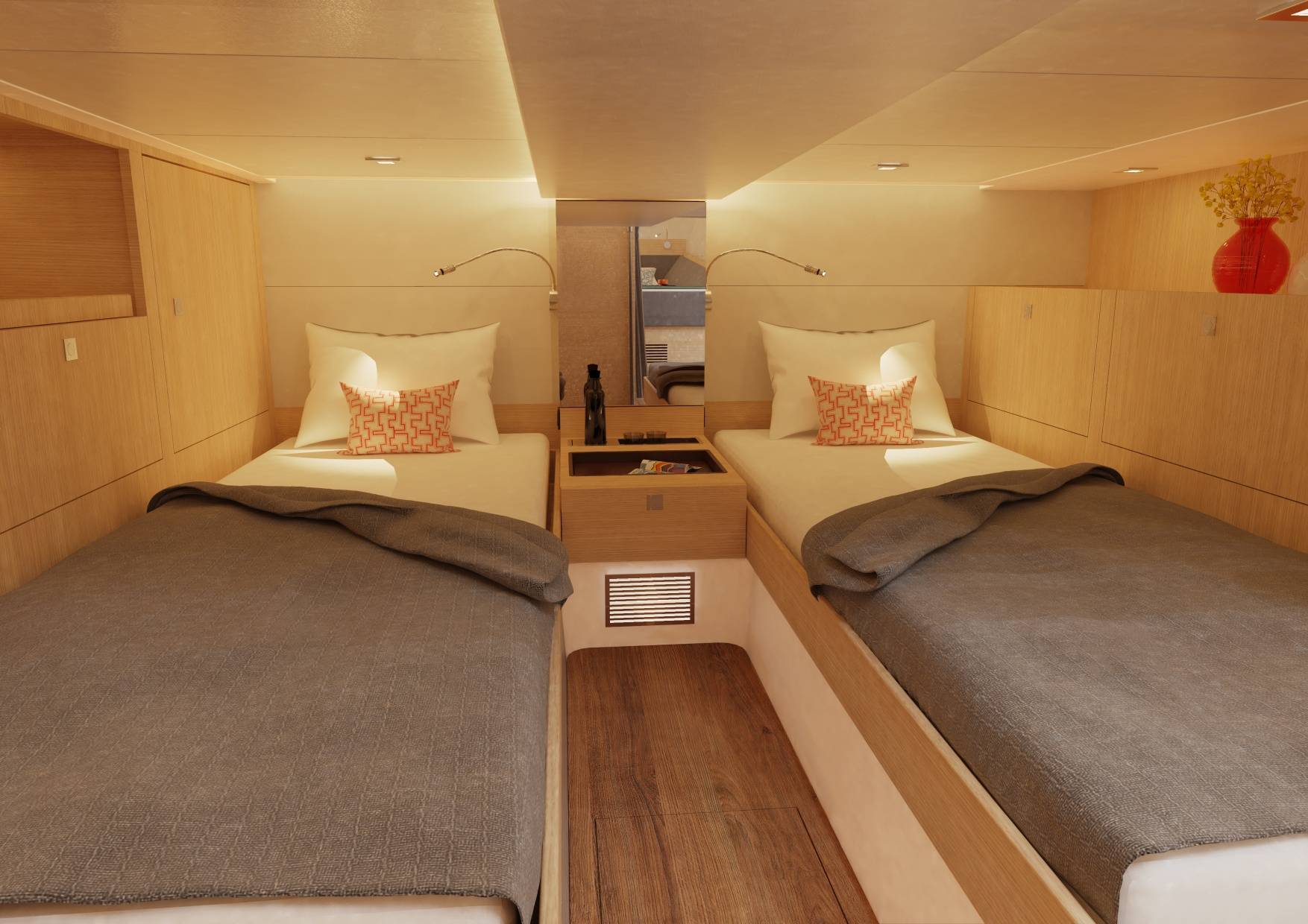 The D38 CC also features a further two beds