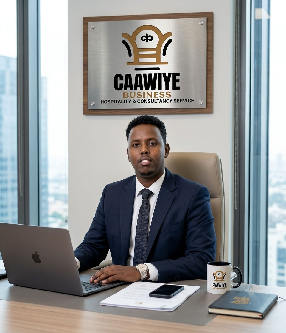 Abdukadir Osman Allasow, Founder of Caawiye Hospitality Consulting