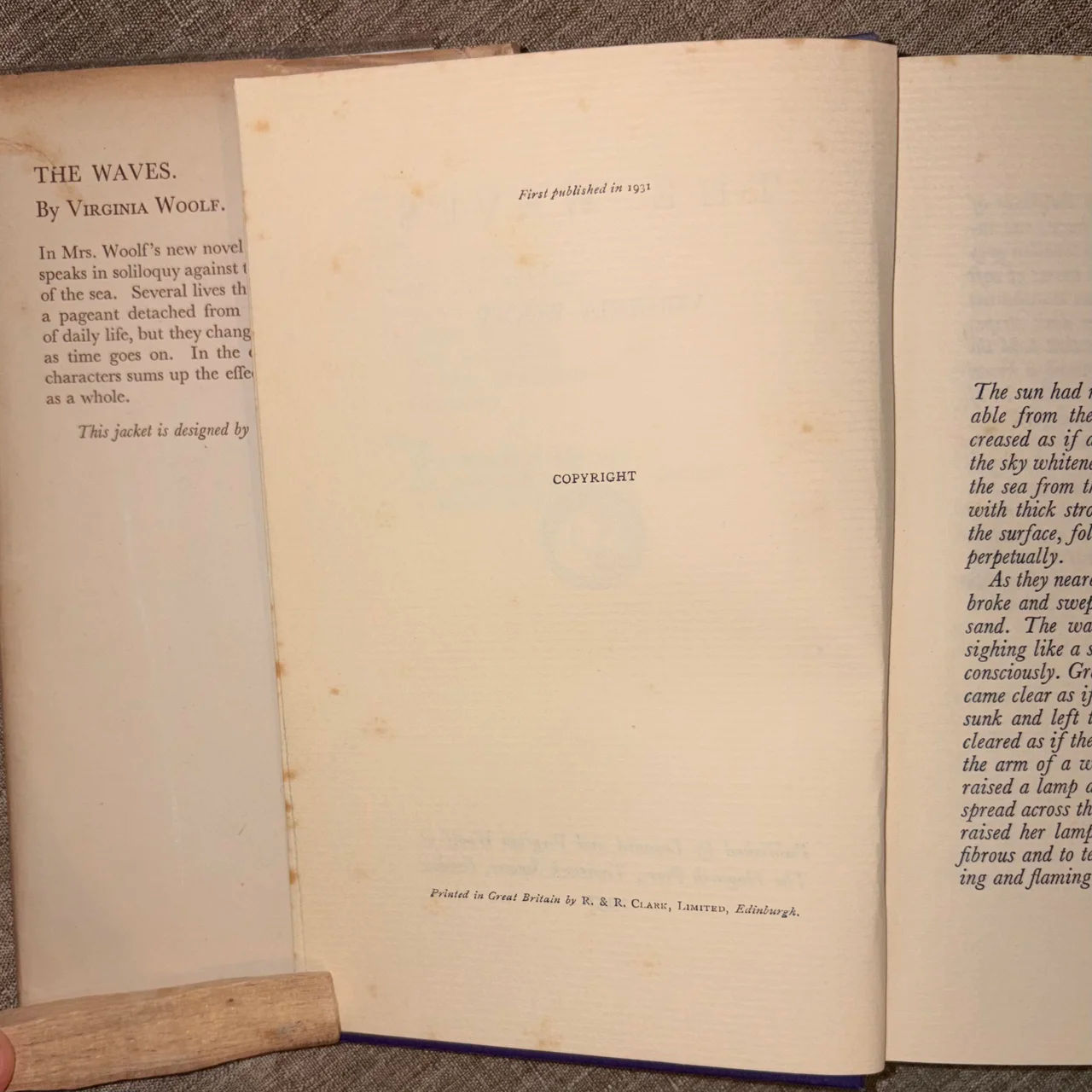 The Waves — First Edition 3