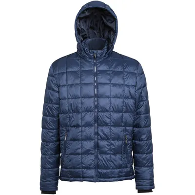 2786 Box Quilt Hooded Jacket