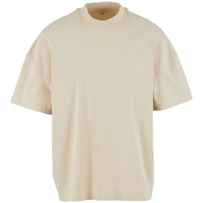 Build Your Brand Oversized Mock Neck Tee