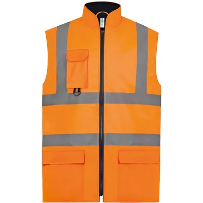 Yoko Hi-Vis Padded Bodywarmer