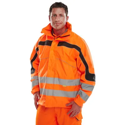 Beeswift Hi-Vis Eton Orange Jacket