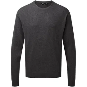 Premier Crew Neck Cotton-Rich Knitted Sweater