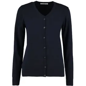 Kustom Kit Women's Arundel V-Neck Cardigan Long Sleeve