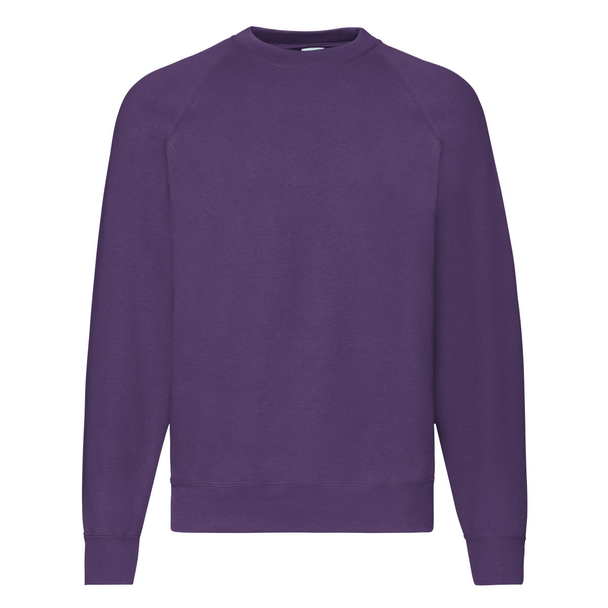 Fruit Of The Loom Men's Raglan Sweatshirt - 80% Cotton, 20% Polyester, 3/4 Sleeve Baseball Style - View #7