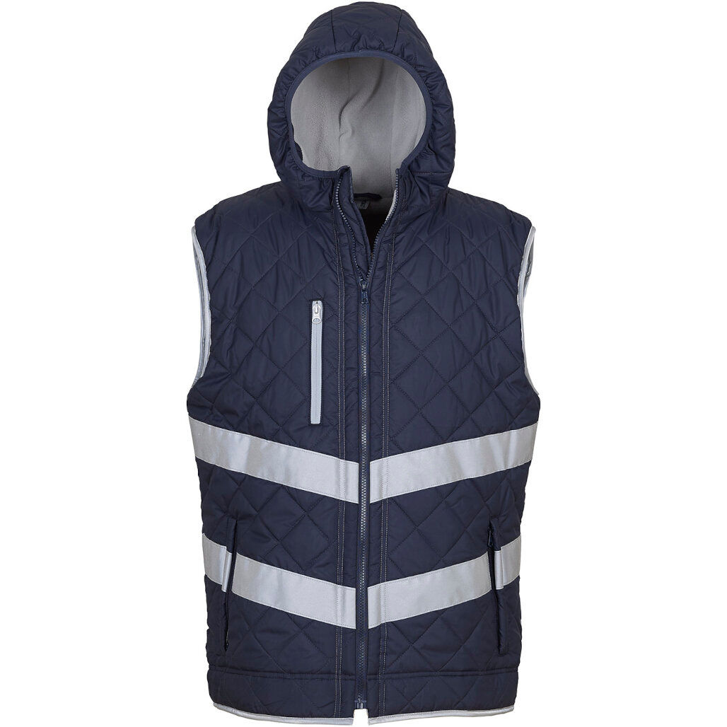 Deep V-Neck Long Gilet HL3515 main image 1