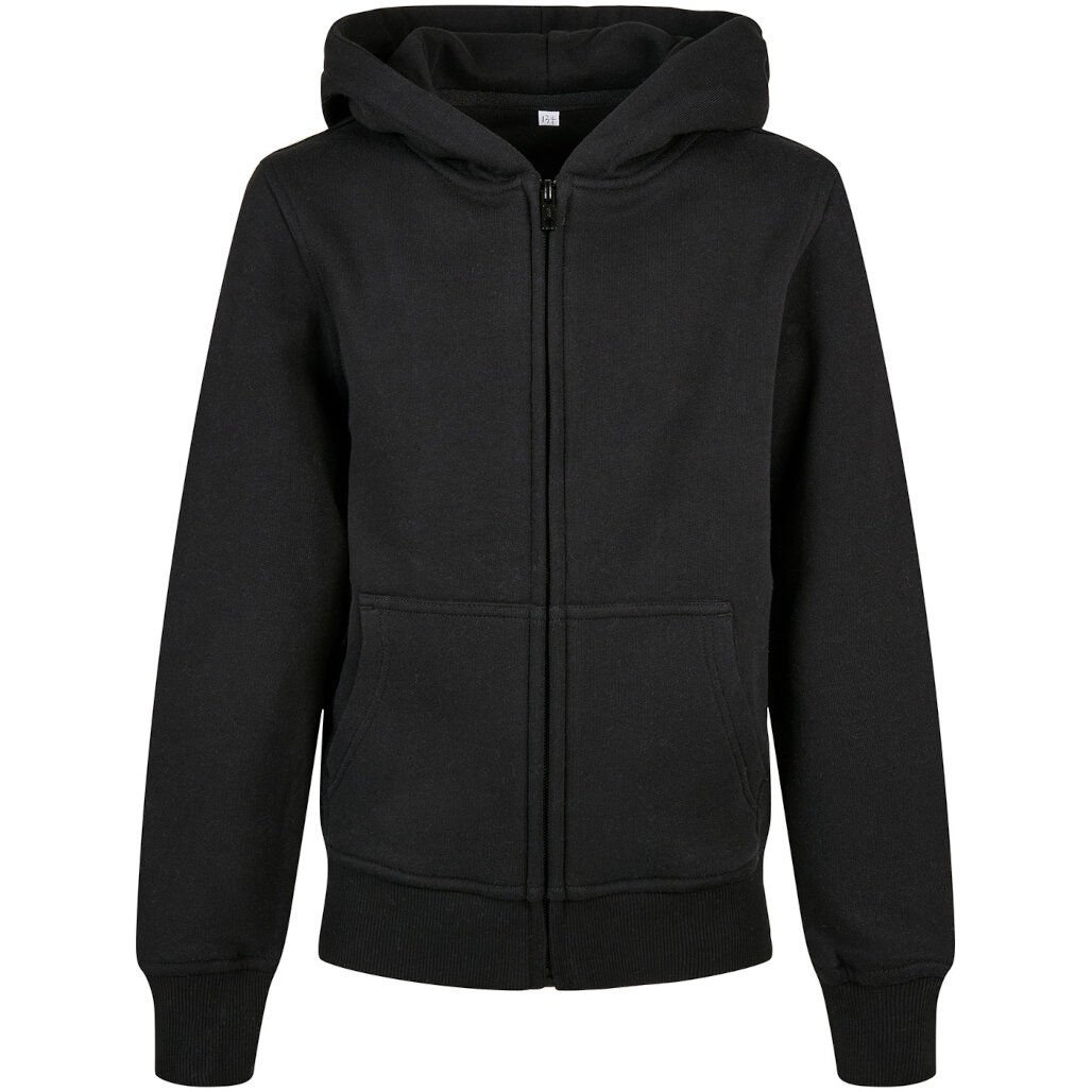 Just Hoodies Organic Kids Basic Zip Hoodie view 2