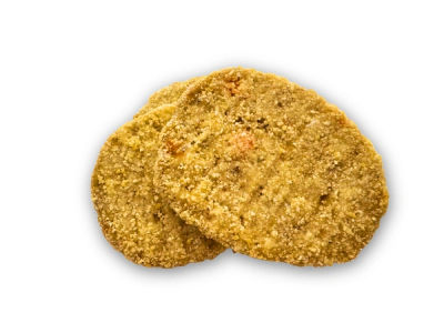 Milanesa de soja con calabaza