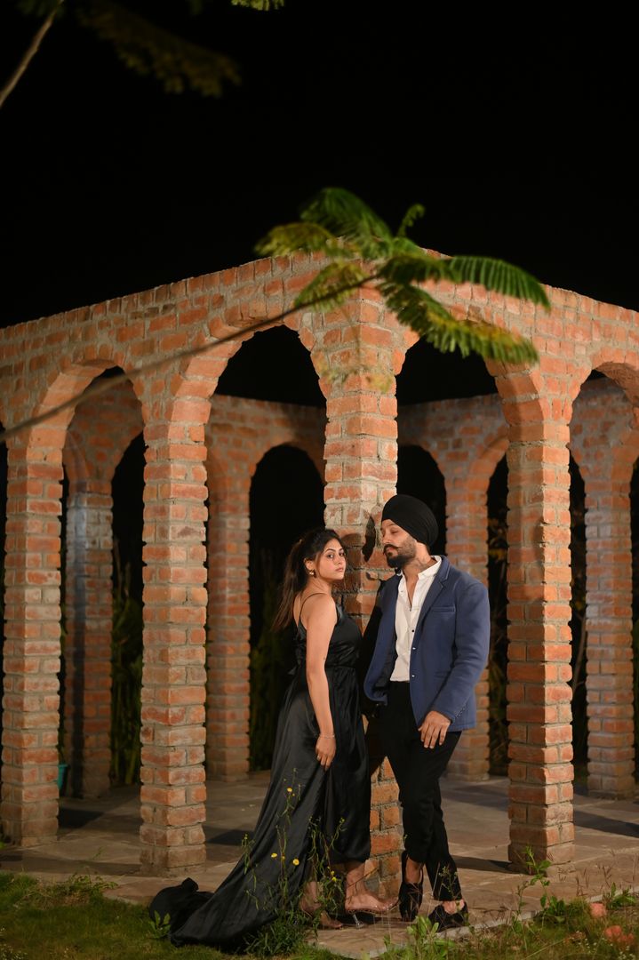 Rustic Arches outdoor set featuring exposed brick architecture and vintage elements for elegant photoshoots located in Nagpur SEDO