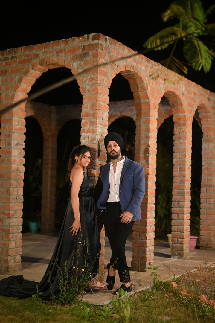 Rustic Arches outdoor set featuring exposed brick architecture and vintage elements for elegant photoshoots located in Nagpur SEDO