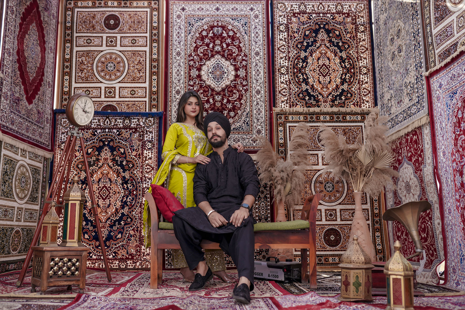The Rug Royalty premium photoshoot set located in Nagpur SEDO