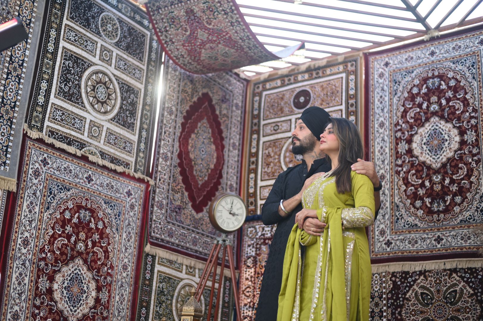 The Rug Royalty premium photoshoot set located in Nagpur SEDO