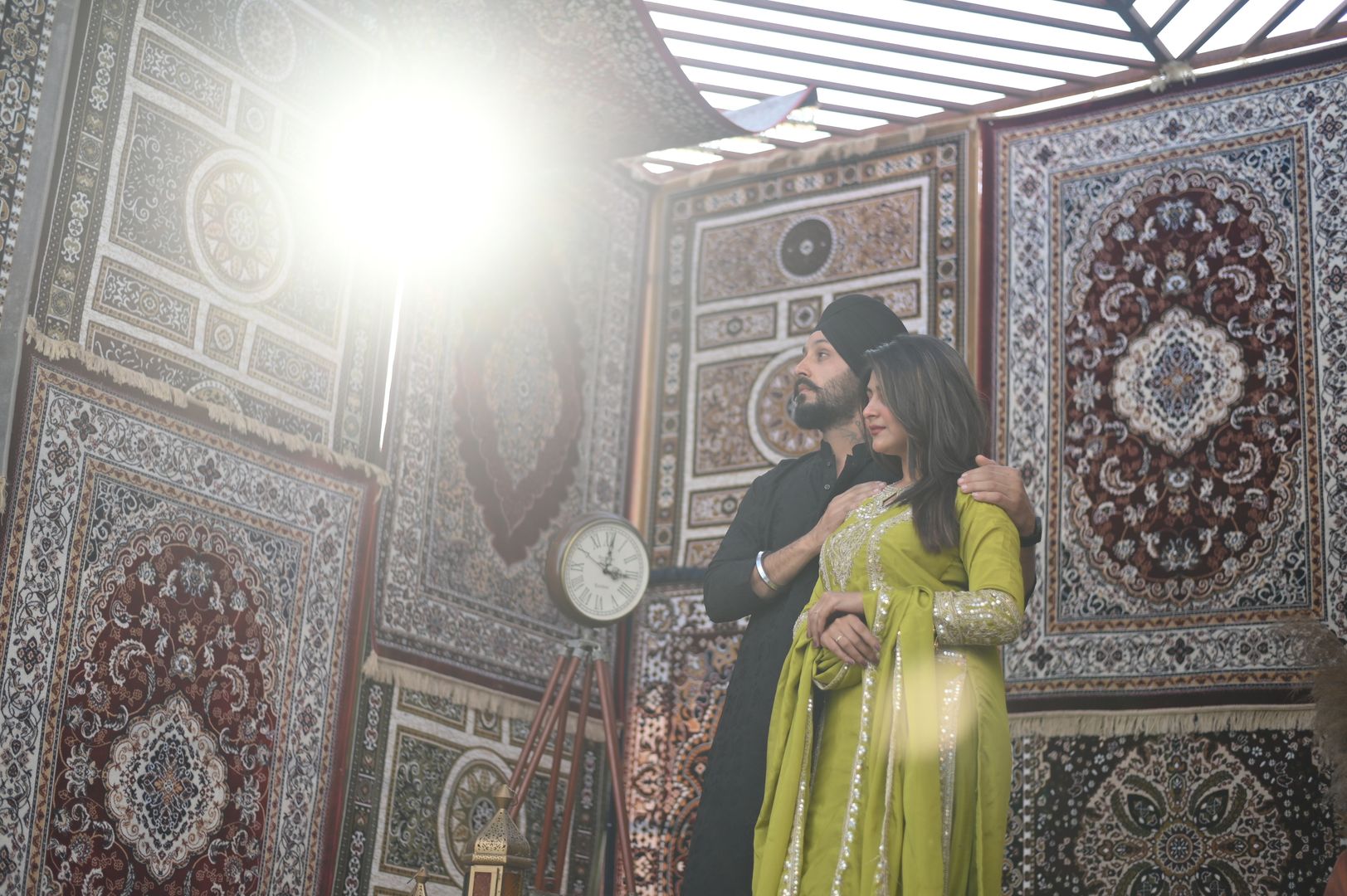 The Rug Royalty premium photoshoot set located in Nagpur SEDO