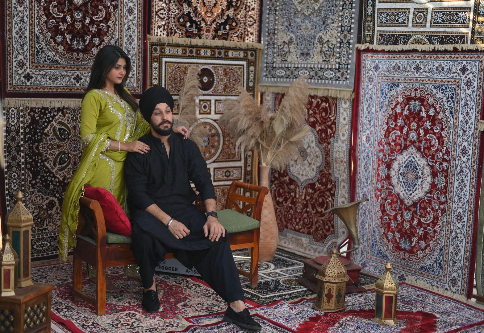 The Rug Royalty premium photoshoot set located in Nagpur SEDO