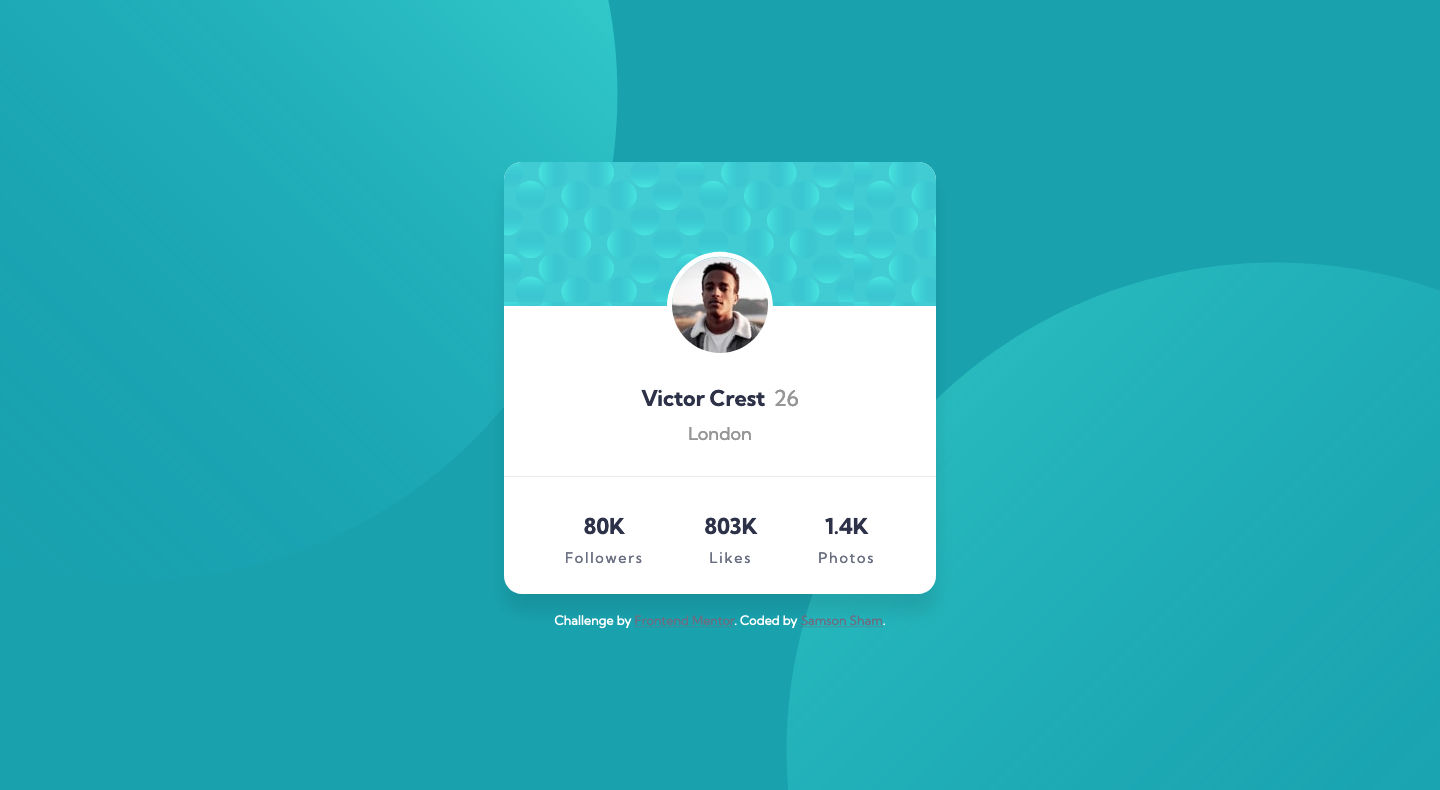 GitHub - samsonsham/profile-card