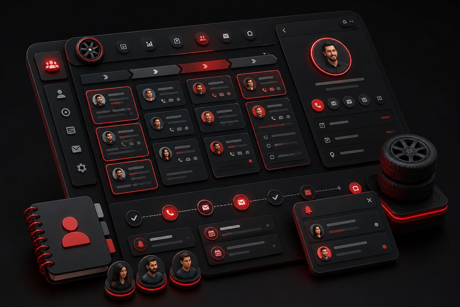 TreadFlow CRM project image