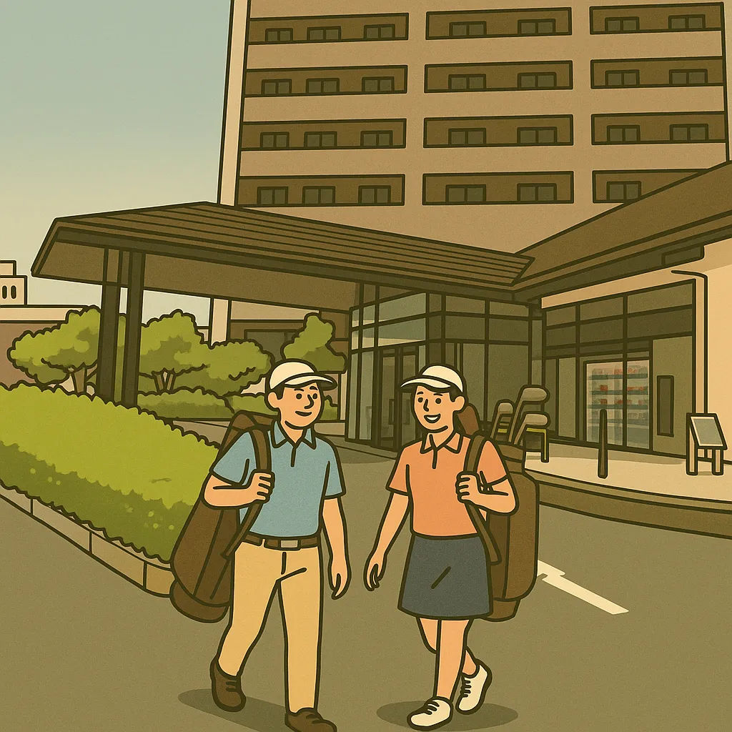 退場