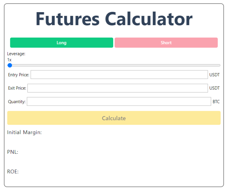 crypto future price calculator