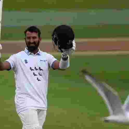 Cheteshwar Pujara Smashes Hundred for Sussex on Captaincy Debut