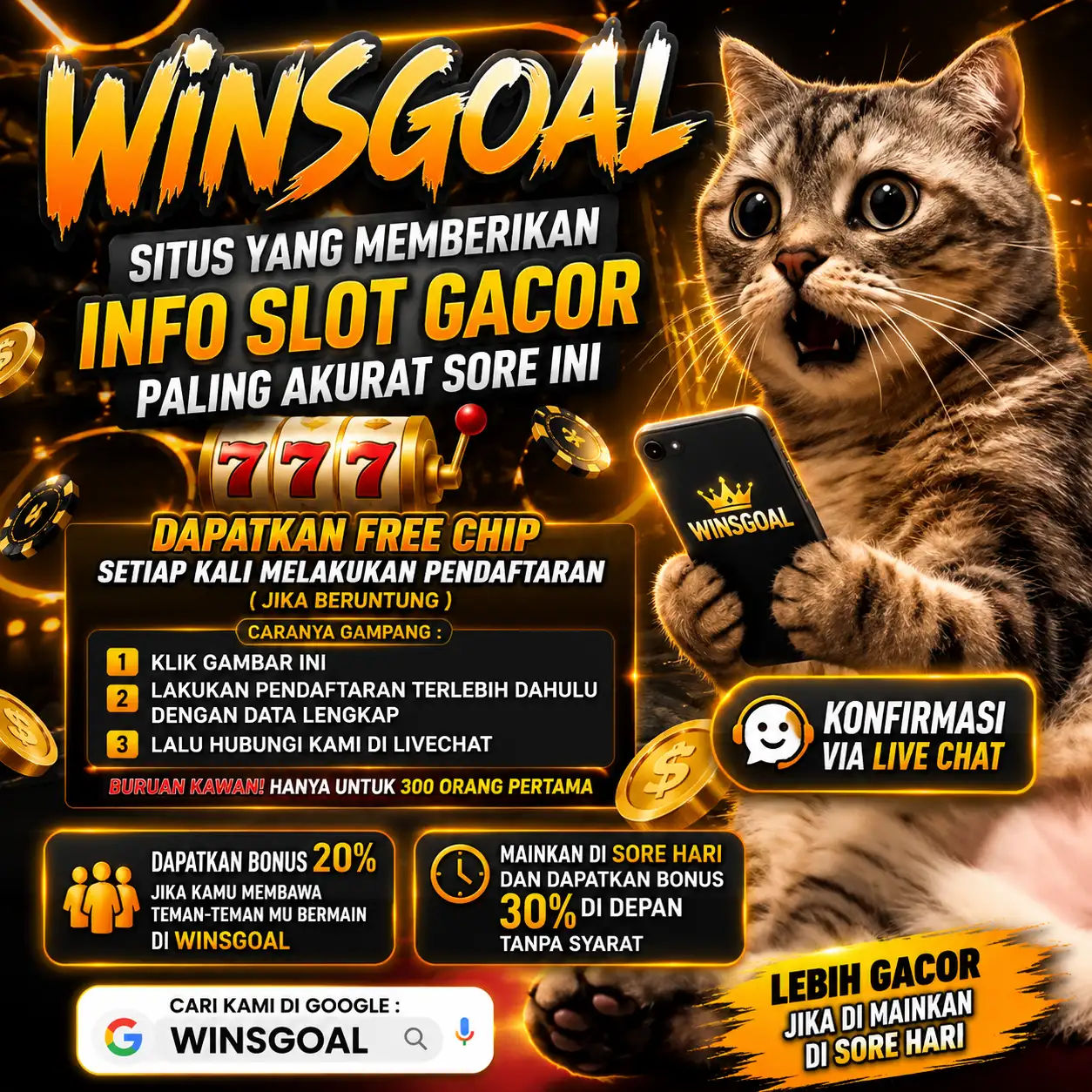 WINSGOAL Link Gacor Bandar Slot Modern Slot Deposit 1000 Slot Asia