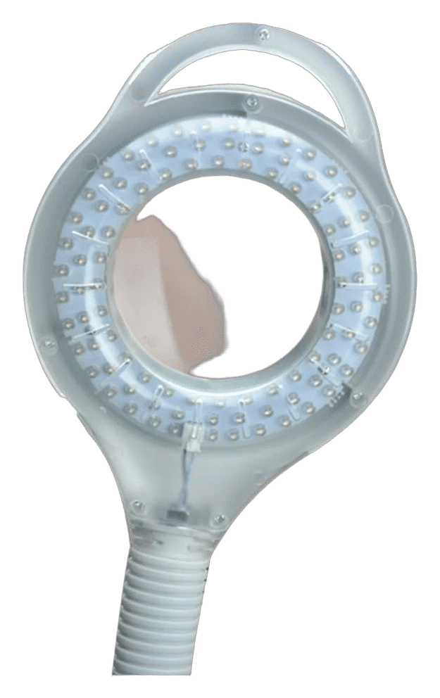 LED Magnifying Floor Lamp with Flexible Gooseneck - View 6