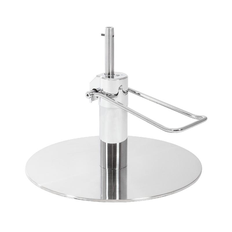  Hydraulic Salon Chair Silver Base - Flat Round — Salon Accessories by Salon Factory